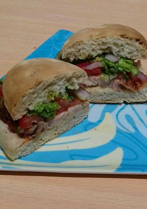 Una foto de Sándwich de bondiola de Cerdo