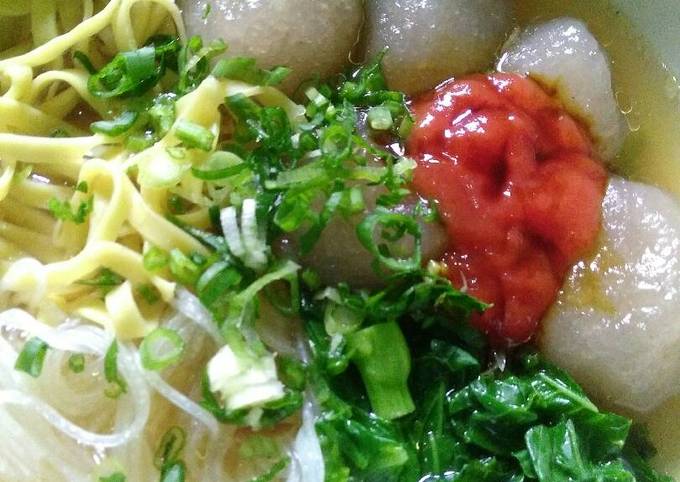 Cara Gampang Menyiapkan Bakso Aci | Bakso Cilok | Cilok Kuah #RasaMantapppp yang Bisa Manjain Lidah