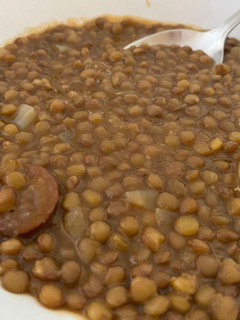 Una foto de Lentejas con chorizo