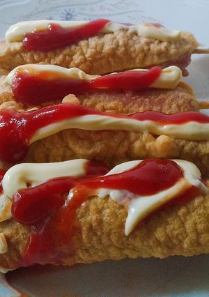Una foto de Corn dogs. ♥️