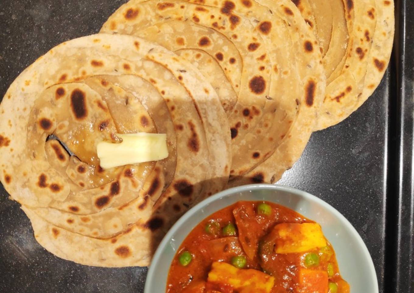 Jeera Lachha Paratha 😋