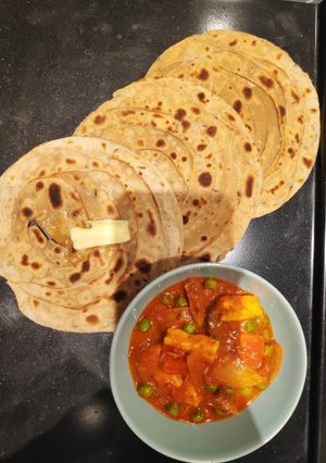 A picture of Jeera Lachha Paratha 😋.