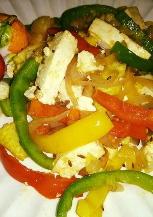 A picture of Paneer jhalfraizee.