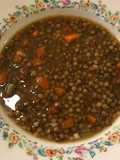 Lentejas con salsa inglesa