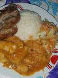 Pallares con chuleta