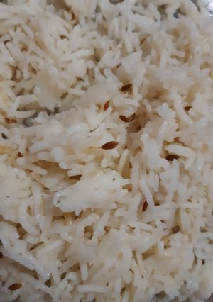 A picture of Jeera rice.