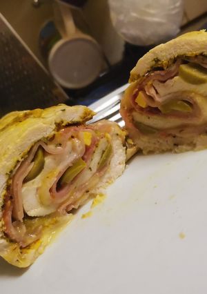 Una foto de Supremas de pollo rellenas al micro