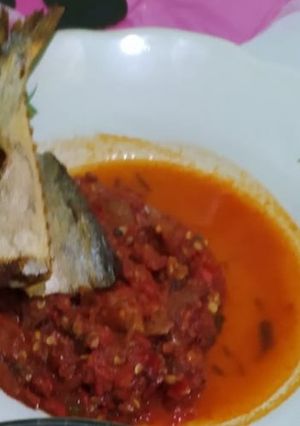Foto resep 13. Sambal Terasi (tdk pakai tomat) dan ikan asin by Dapur bu Dinda