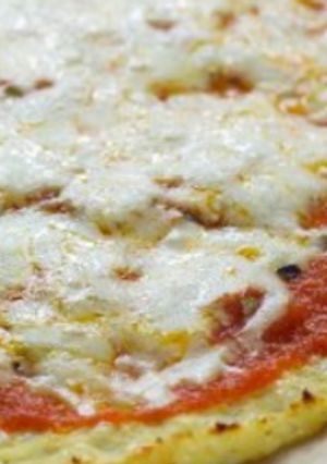 Una foto de Pizza de coliflor