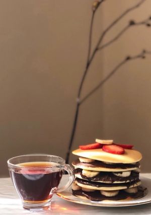 عکسی از دستور پنکیک