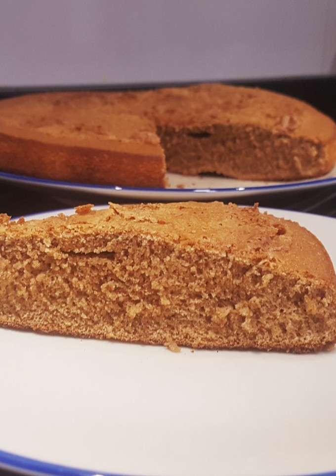 Una foto de Bizcocho de canela sin grasa