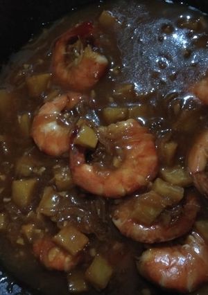 Foto resep Udang kentang kecap