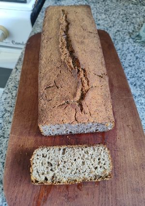 Una foto de Pan tipo molde sin gluten fermentado