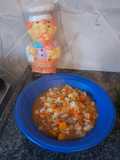 Guiso con hamburguesas congeladas 🍲
