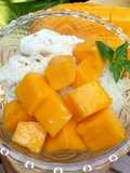 Mango Sticky Rice Ice Cream Cups