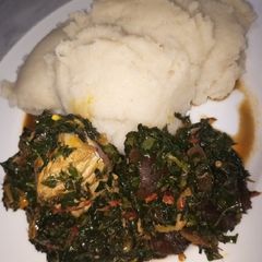 A picture of Vegetable soup.