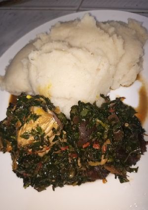 A picture of Vegetable soup.