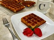 A picture of yeast waffles