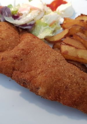Hình của món Schnitzel - Thịt heo chiên xù kiểu Áo.