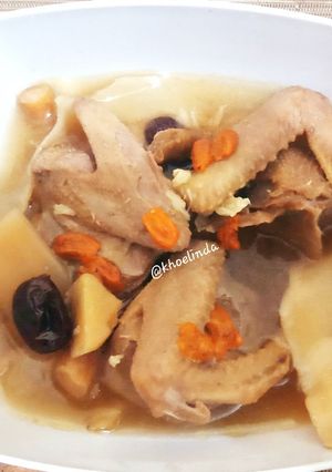 Foto resep Sup ayam/burung obat (chinese herbal soup)
