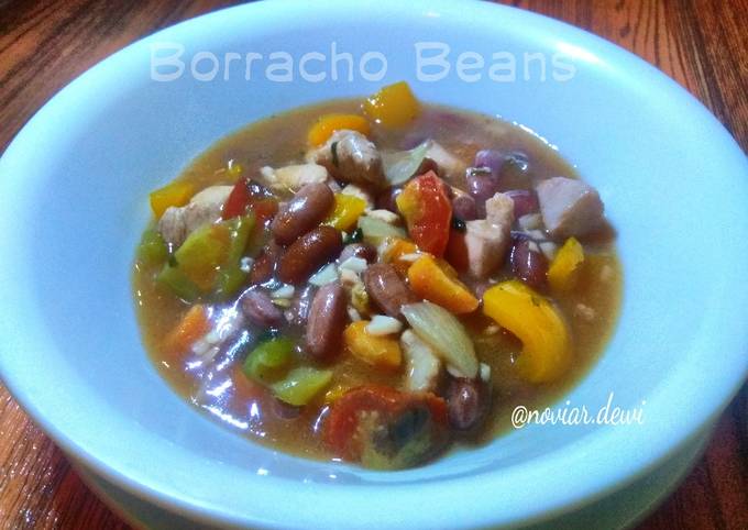 Borracho Beans | Sup Kacang Merah ala Texas