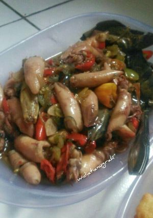 Foto resep Cumi Asin Bumbu Pedas