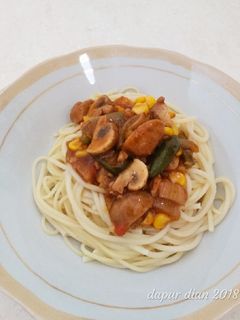 Foto resep Spaghetti lada hitam