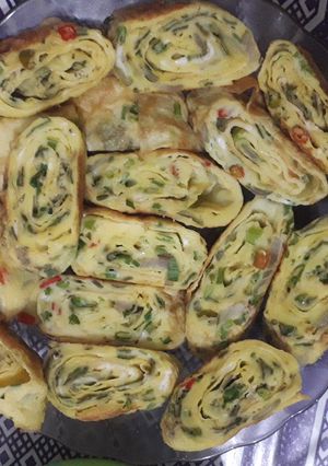 Foto resep Telor dadar gulung simpel