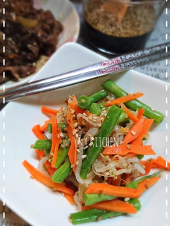 Foto resep Simple namul (korean salad)