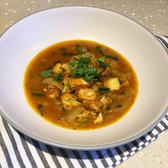 A picture of Delicate Coconut Cod Curry 🥥.