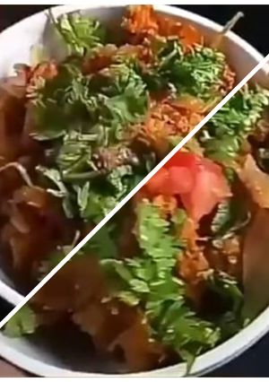 A picture of Besan pyaz ki sabzi.