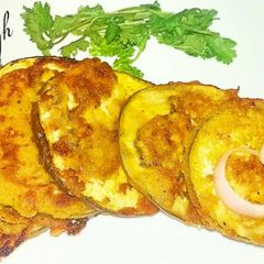 A picture of Baigun bhaja.