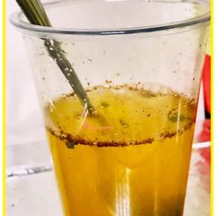 A picture of Instant turmeric kadha.