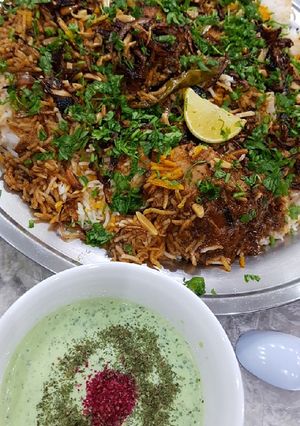 صورة لوصفة برياني ولا الذ سهل وخطير 😍