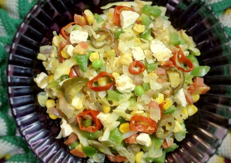 Step-by-Step Guide to Make Award-winning Five Pepper Paneer Salad