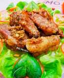 Sườn non nướng sả dầu hào