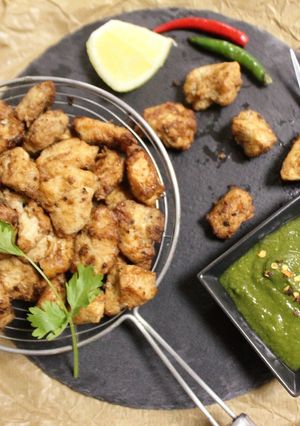 A picture of Chicken Popcorn.