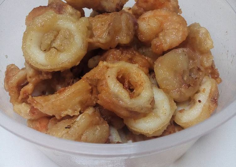Resep Seafood crispy Anti Gagal