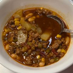A picture of Cowboy Soup.