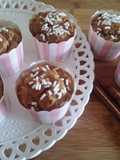 Muffin con fette biscottate integrali..