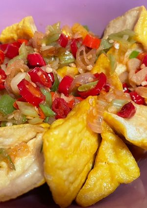 Foto resep Tahu Cabai garam saos tiram