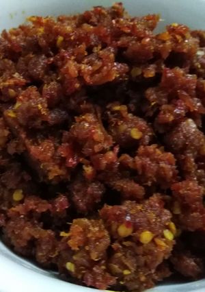 Foto resep Sambal udang kering (ebi)