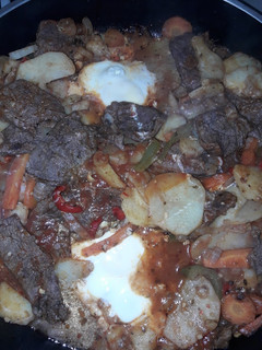 Una foto de Bifes a la criolla