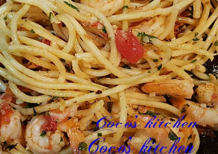 How to Prepare Perfect Shrimp and Spaghetti