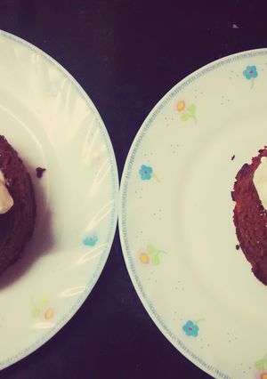 A picture of Choco Lave Cake!.