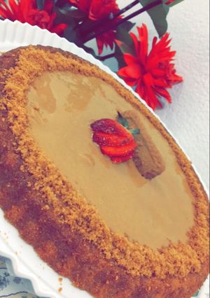 صورة لوصفة بسبوسة اللوتس..🍓