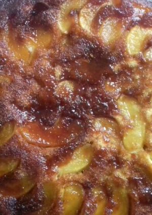 Una foto de Torta de manzana fácil, rápida y económica