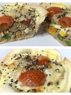Una foto de Canastitas de atún y verduras