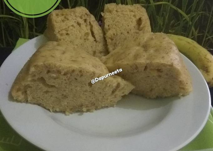 Bolu pisang kukus tanpa mixer