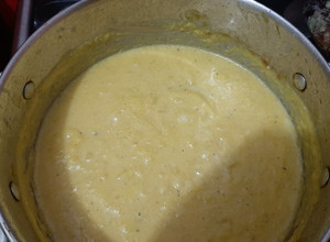 Una foto de Crema de zapallo